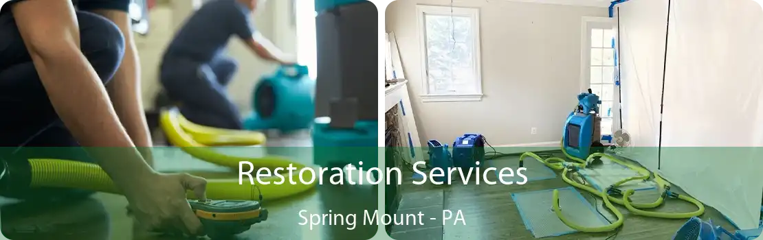 Restoration Services Spring Mount - PA